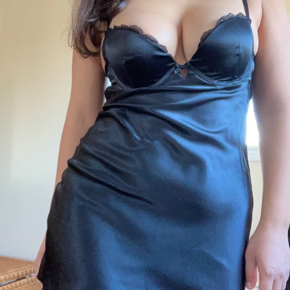 Victoria’s Secret black slip dress